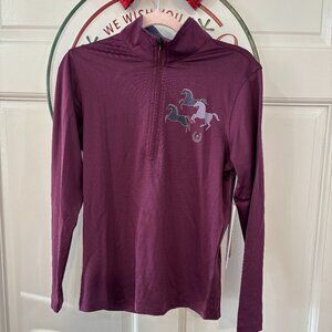 Kerrits kids equestrian long sleeve riding shirt. Size small (sz 6-7). NWT